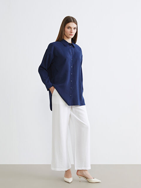 LCW Modest Effortless elegance meets everyday comfort in our wide-leg trousers with a flexible waistband. - S65047Z8-EEW