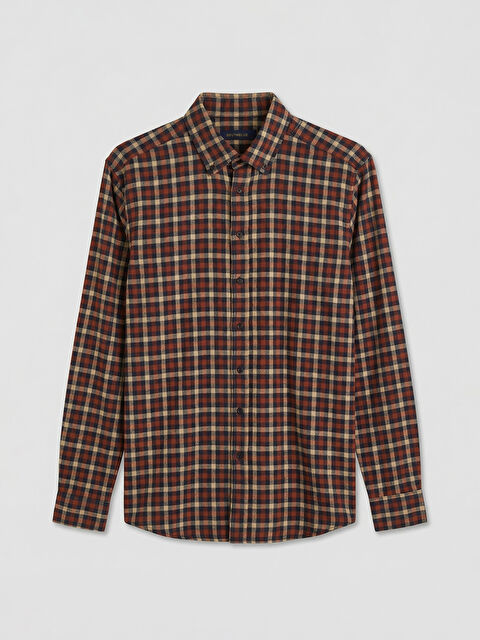 SOUTHBLUE Regular Fit Ekose Desenli Erkek Gömlek	 - S65123Z8-ZQS