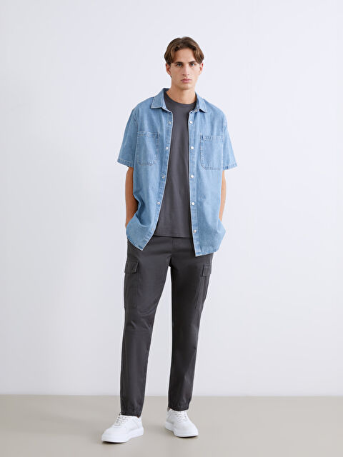 XSIDE Standart Kalıp Gabardin Erkek Pantolon - S65129Z8-R34