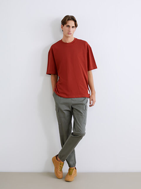 XSIDE Standart Kalıp Gabardin Erkek Pantolon - S65129Z8-YAG