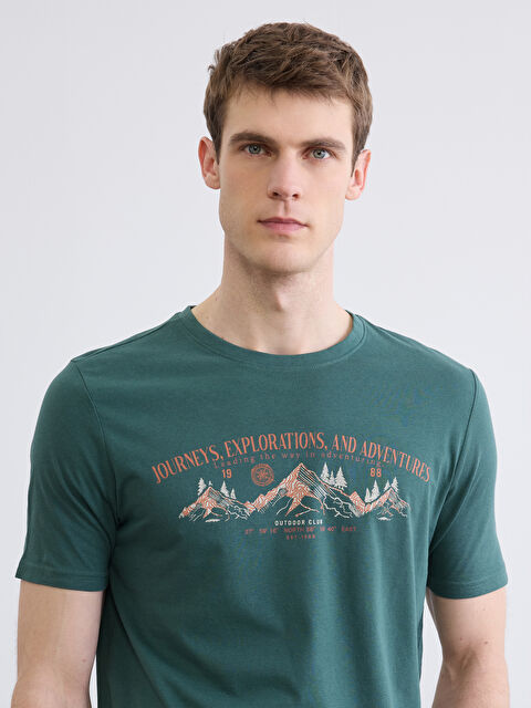 LCWAIKIKI Classic Man GREEN T-Shirt - S65150Z8-SXM