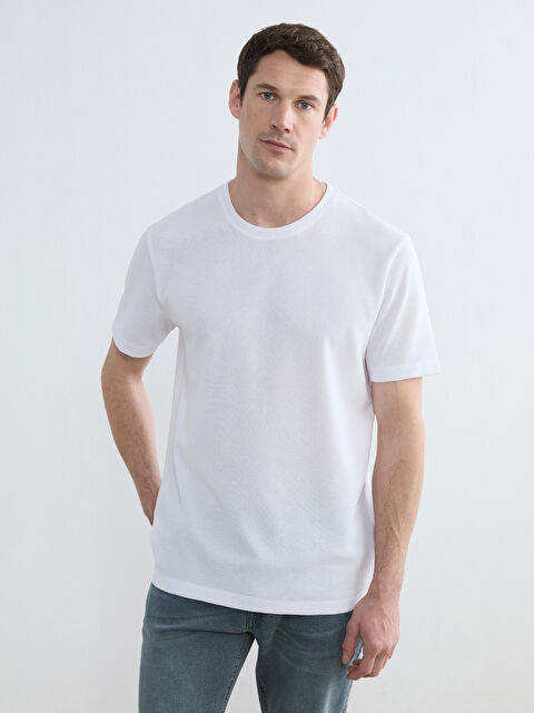 LCWAIKIKI Classic T-shirt BLANC Homme - S65175Z8-Q6K