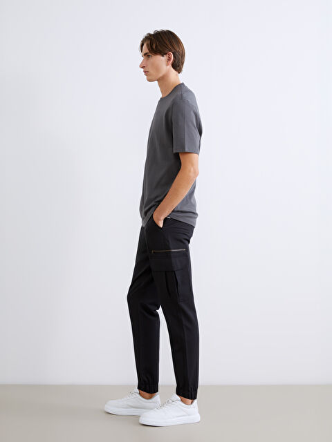 XSIDE Muškarac CRNA Cargo hlače - S65180Z8-RQL