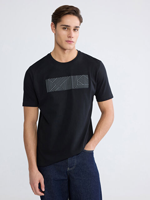 LCWAIKIKI Classic Man BLACK T-Shirt - S65184Z8-CVL