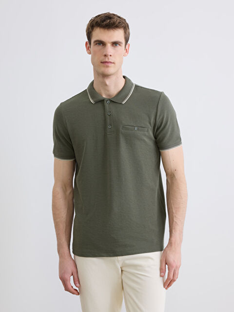 LCWAIKIKI Classic Man KHAKI T-Shirt - S65203Z8-V0N