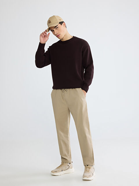 XSIDE Standart Kalıp Erkek Gabardin Jogger Pantolon - S65216Z8-SHF