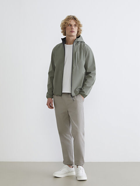 XSIDE Standart Kalıp Erkek Gabardin Jogger Pantolon - S65216Z8-V1G