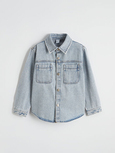 LCW Kids Boy INDIGO Shirt - S65239Z1-476