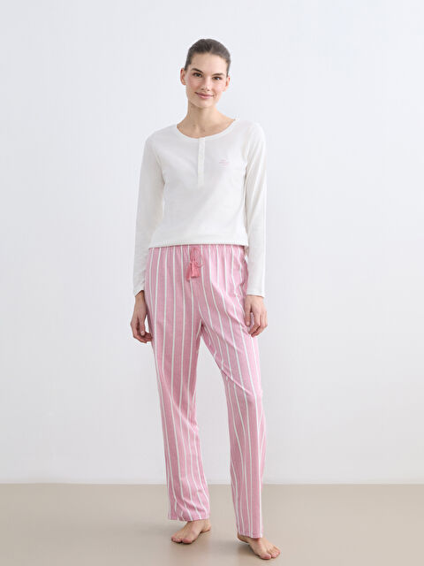 LCW DREAM Žena RUŽIČASTA Pidžama set - S65342Z8-LT7