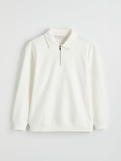 LCW Vision Man ECRU Sweatshirt - S65375Z8-FEF