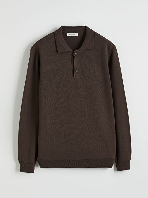 LCW Vision Polo Yaka Erkek Triko Kazak - S65376Z8-8Q2