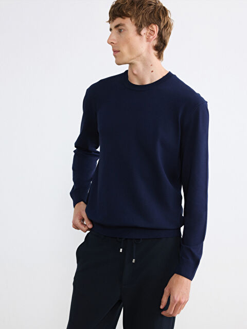 LCW Vision Bisiklet Yaka Erkek Triko Kazak - S65378Z8-R40