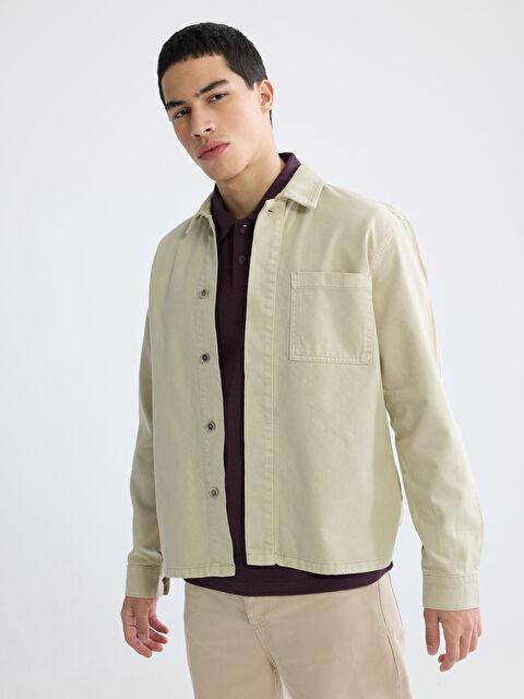 XSIDE Loose Fit Erkek Jean Gömlek - S65382Z8-CT0