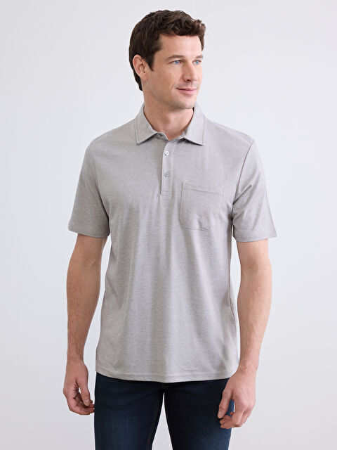 LCWAIKIKI Classic Polo Yaka Cepli Erkek Tişört - S65420Z8-MHL