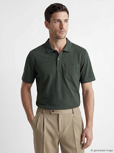 LCWAIKIKI Classic Polo Yaka Pike Erkek Tişört - S65422Z8-ZQZ