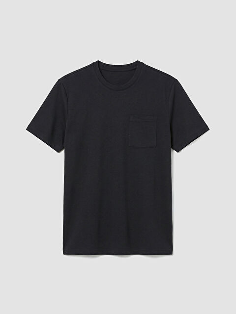 LCWAIKIKI Classic Bisiklet Yaka Erkek Tişört - S65424Z8-CVL