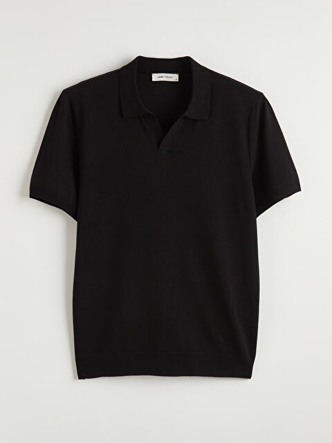 LCW Vision Polo Yaka Kısa Kollu Erkek Triko Kazak - S65445Z8-CVL