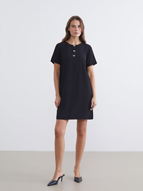 LCW Comfort جل ڕه‌ش ژن - S65462Z8-CVL