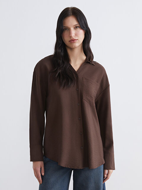 LCW Comfort قميص حريمي بنقشة مميزة - S65466Z8-R39