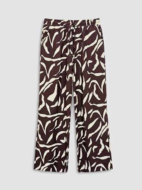 LCWAIKIKI Maternity بنطلون بني امرأة