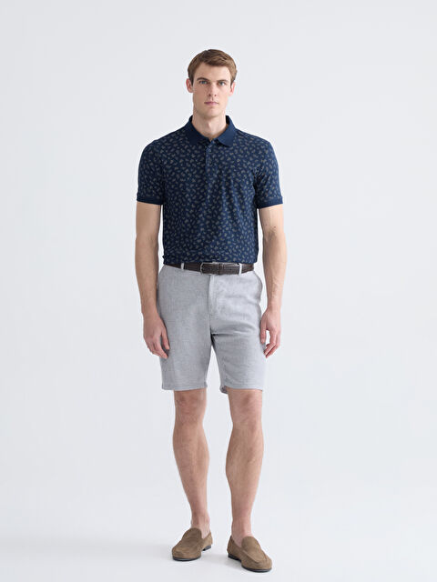 LCWAIKIKI Classic Polo Neck Patterned Pique Men's T-Shirt - S65483Z8-LSJ