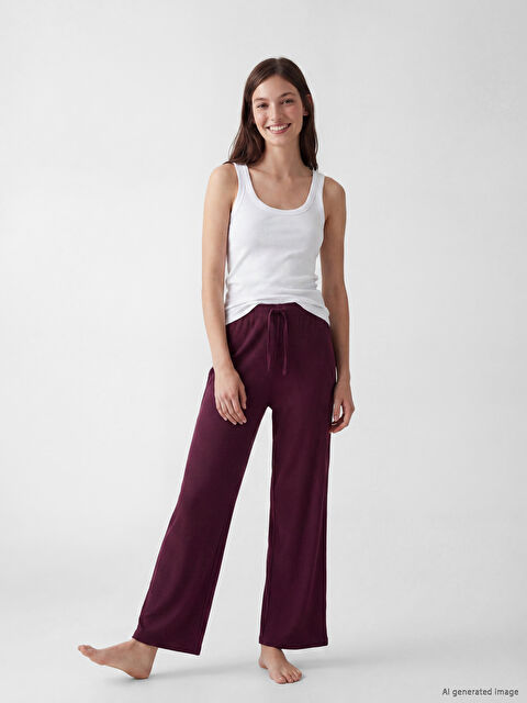 LCW DREAM Beli Lastikli Kadın Pijama Alt