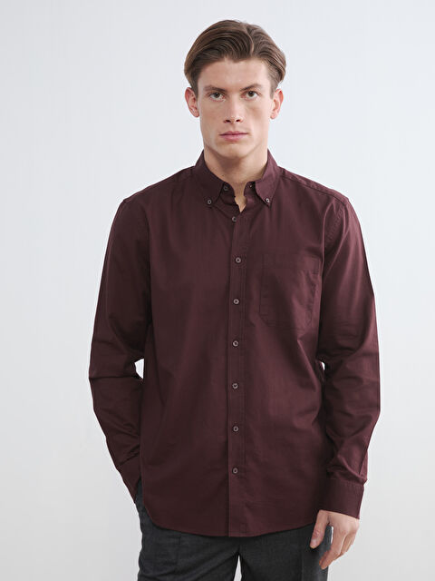 SOUTHBLUE Men's Regular Fit Oxford Shirt - S65586Z8-14F