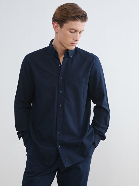 SOUTHBLUE Regular Fit Erkek Oxford Gömlek - S65586Z8-RFH