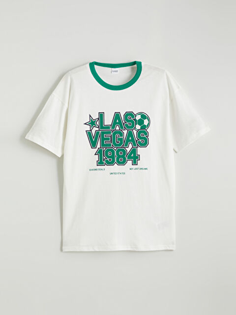 LCW Kids Baskılı Erkek Çocuk Tişört - S65638Z4-R9J