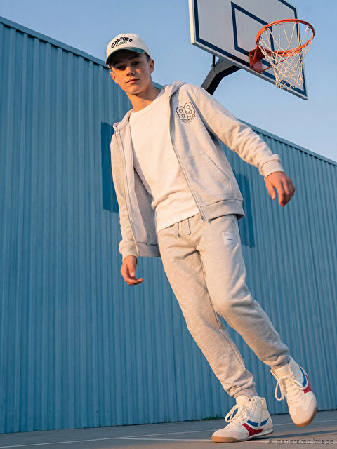 LCW Kids Хлопець СІРИЙ Спортивні штани-джоггери