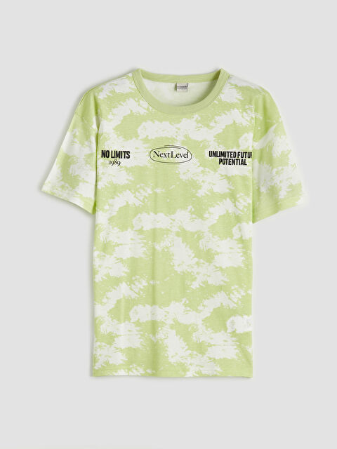 LCW Kids Boy Crew Neck Printed T-Shirt - S65649Z4-LRP