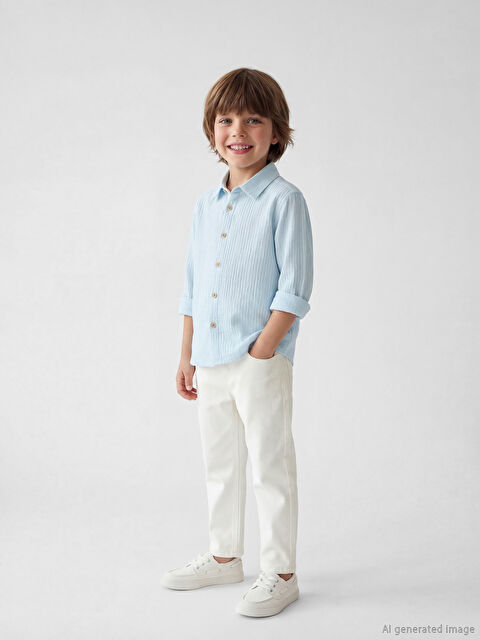 LCW Kids Baggy Fit Erkek Çocuk Pantolon - S65655Z1-QVK