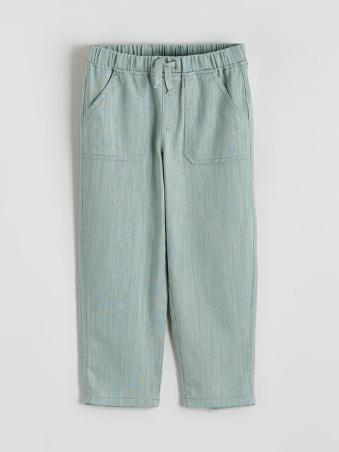 LCW Kids Beli Lastikli Erkek Çocuk Pantolon - S65657Z1-GBN