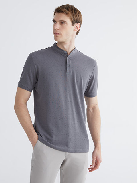 LCWAIKIKI Classic Мужчины Антрацитовый Футболка - S65664Z8-YP2