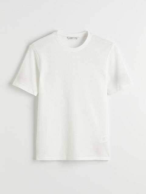 LCWAIKIKI Classic Bisiklet Yaka Erkek Tişört - S65672Z8-R9J