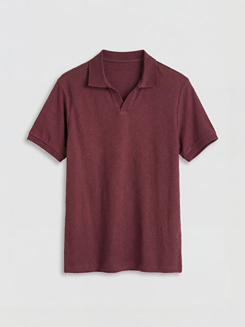 LCWAIKIKI Classic Polo Yaka Strüktürlü Erkek Tişört	 - S65685Z8-MJA