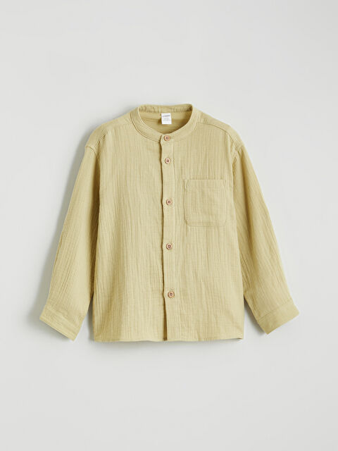 LCW Kids Boy KHAKI Shirt - S65728Z1-FHW
