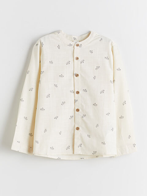 LCW Kids Hakim Yaka Erkek Çocuk Poplin Gömlek - S65730Z1-LRA