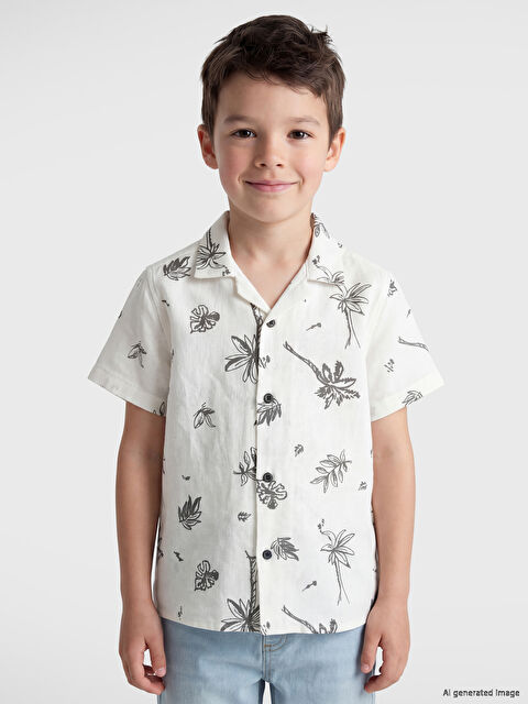 LCW Kids Erkek Çocuk Kısa Kollu Gömlek