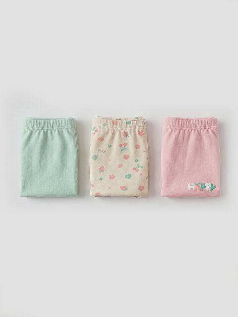 LCW Kids سراويل بوكسر منقوشة للبنات - عبوة من 3 قطع - S65853Z1-LRB