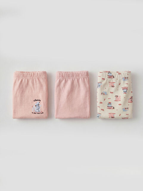 LCW Kids Girl ECRU Boxer Briefs - S65885Z4-LRA