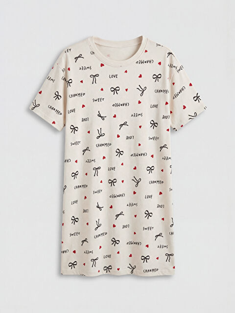 LCW Kids Chemise de nuit col rond pour Filles - S65896Z4-LRA