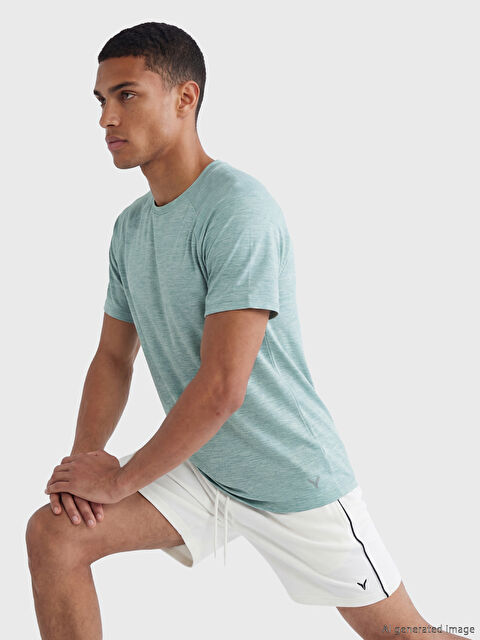 XSIDE ACTIVE Crew Neck Men's Sports T-Shirt - S65908Z8-L9F