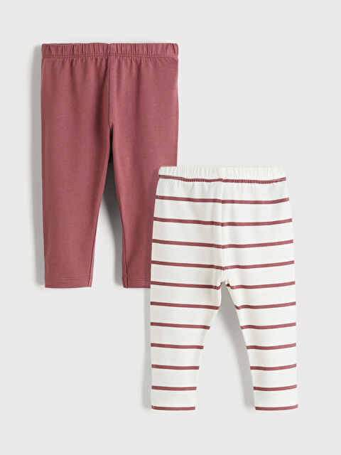 LCW baby Beli Lastikli Kız Bebek Tayt 2'li - S65915Z1-H8E