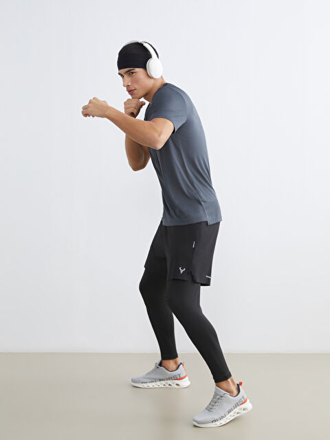 XSIDE ACTIVE Standart Kalıp Erkek Taytlı Şort - S65921Z8-CVL