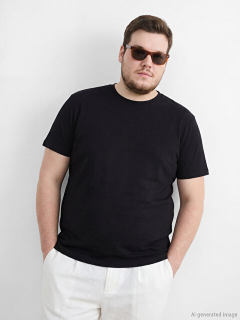 LC WAIKIKI Bisiklet Yaka Regular Fit Erkek Pijama Üst