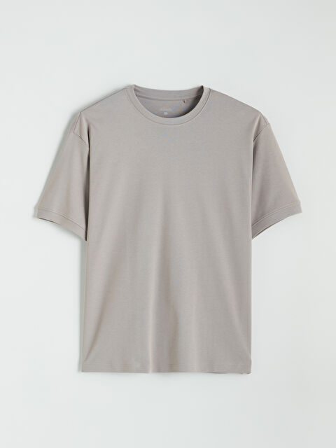 LC WAIKIKI Bisiklet Yaka Kısa Kollu Erkek Pijama Üst