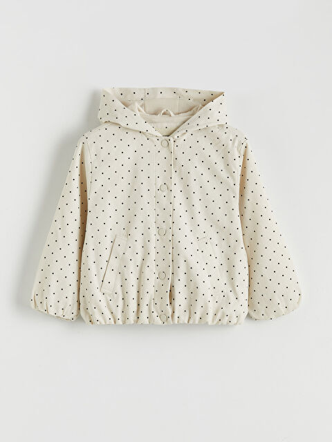 LCW Kids Ženska lagana jakna s kapuljačom - S65950Z1-LRA