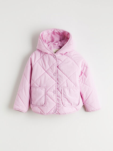 LCW Kids Kapüşonlu Kız Çocuk Şişme Mont - S65959Z1-G4X