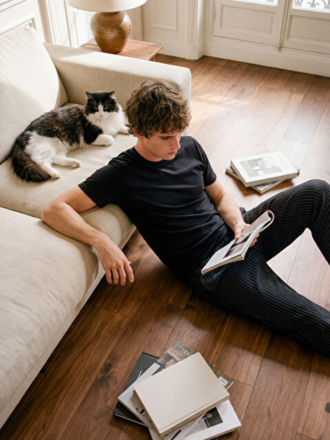 LC WAIKIKI Standart Kalıp Çizgili Erkek Pijama Altı - S65968Z8-LQJ